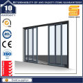 Porte coulissante multi-feuille en aluminium / porte coulissante multi-panneaux